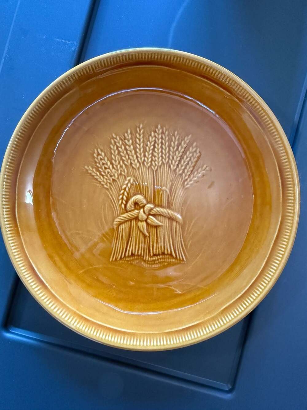 Franciscan Wheat Golden Brown Harvest Salad Plate